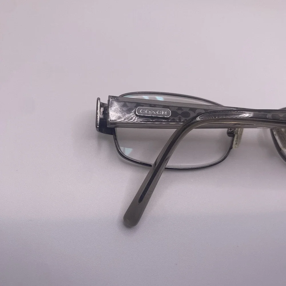 Coach Eyeglasses Women FRAME ONLY Gemma Full Rim 49-16-135 Dark Gun Metal 878